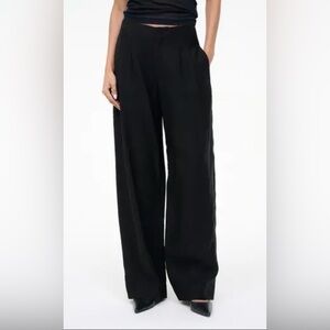 WAYF Elegant Black Women's Pants XS